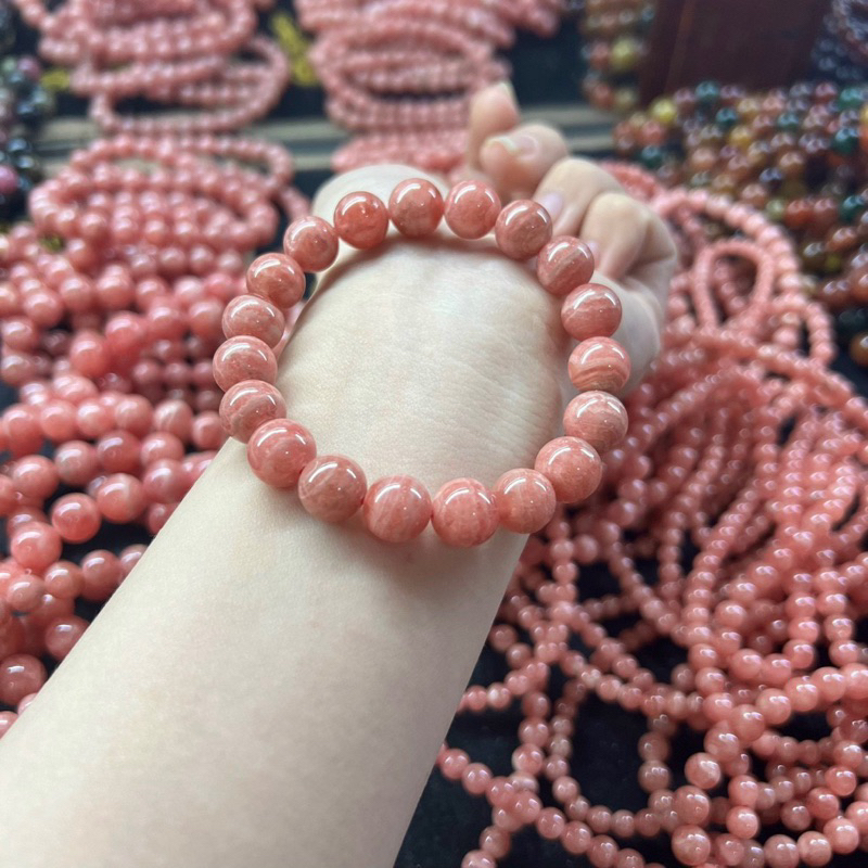 Vòng Phong Thuỷ Đá Đào Hoa từ 5 - 11 ly