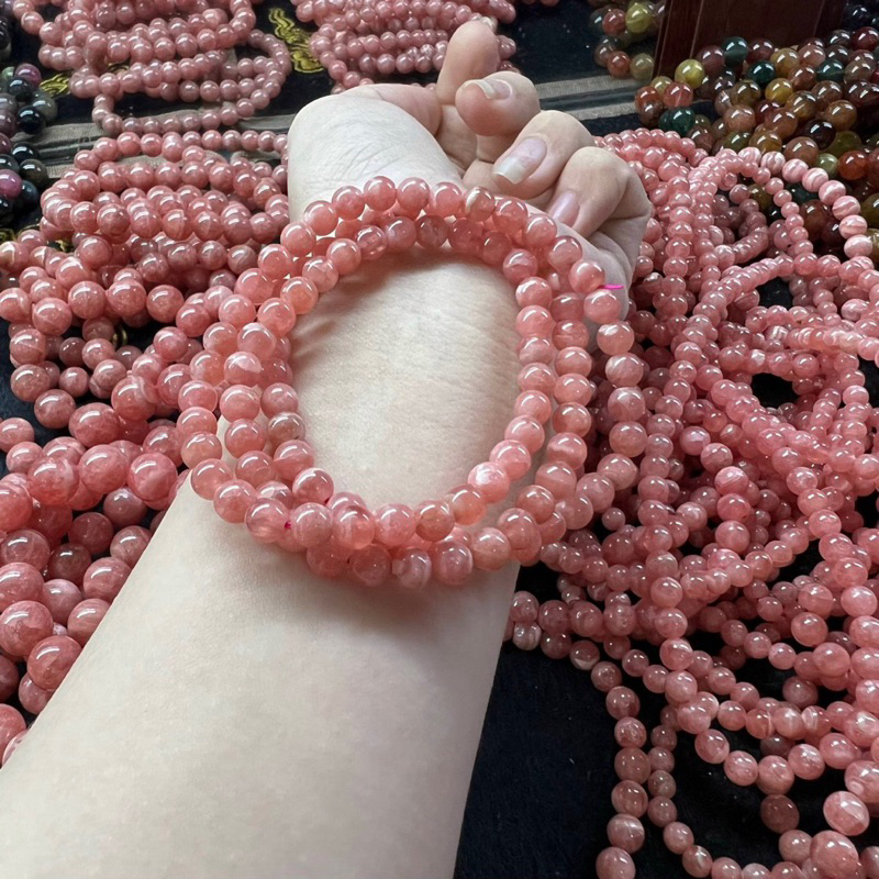 Vòng Phong Thuỷ Đá Đào Hoa từ 5 - 11 ly