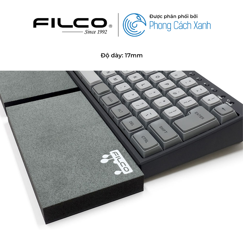 Kê tay bàn phím cơ Filco Majestouch wrist rest "Macaron" Kiểu Tách Đôi - Hàng Chính Hãng