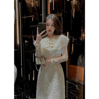 Váy ren vạt cao cấp v154