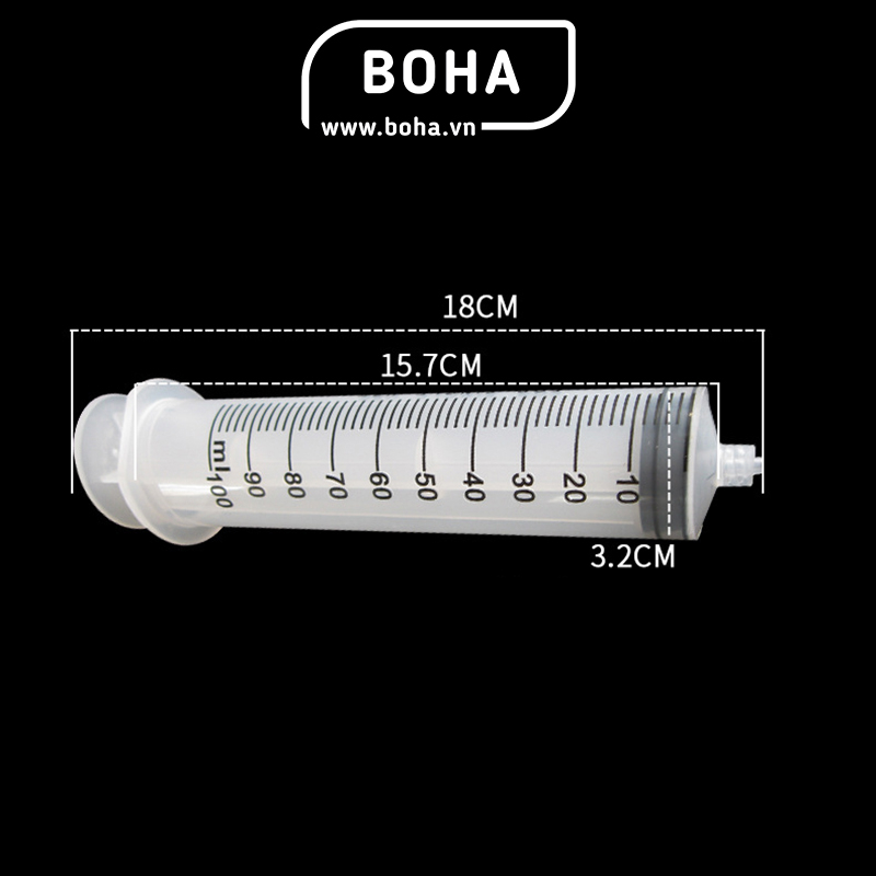 Xilanh kèm theo kim tiêm 100ml, ống tiêm 100ml kèm kim tiêm  - XL1002B