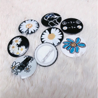 Huy Hiệu 10 Cài Áo pilu Pin Cài Hình Tròn In Mẫu Em Bé 10 Cái
