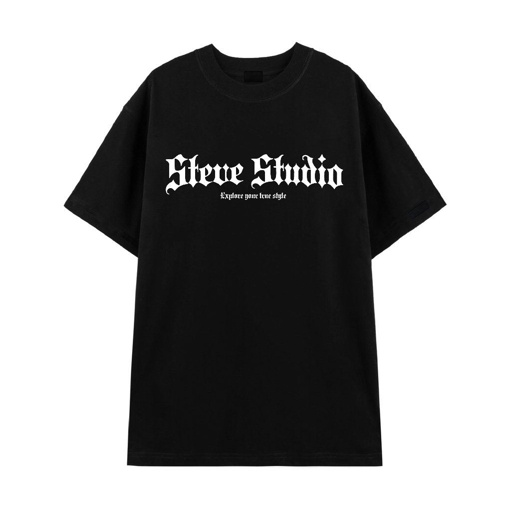 Áo thun tay lỡ Cross Steve Unisex nam nữ Cotton 100% oversize form rộng local brand STEVE