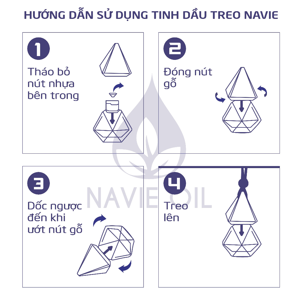 Tinh Dầu Thiên Nhiên Xông Phòng Nhiều Mùi Chai 10ml