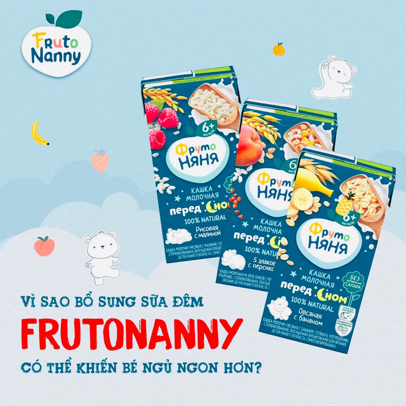 Cháo sữa đêm Fruto Nga