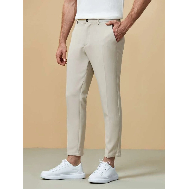 Quần âu nam SHEIN Men Solid Tailored Pants