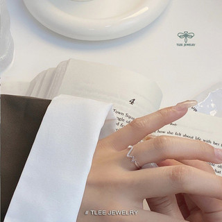 Nhẫn bạc nữ TLEE nhịp tim kiểu dáng basic TLEE JEWELRY A0120
