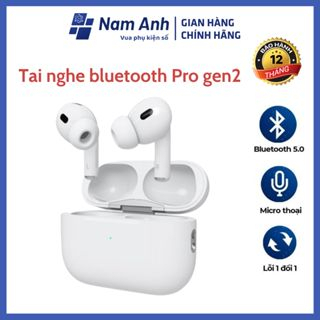 Tai nghe bluetooth Pro Gen2 chính hãng full chức năng, nghe nhạc đàm thoại 6h âm thanh sống động