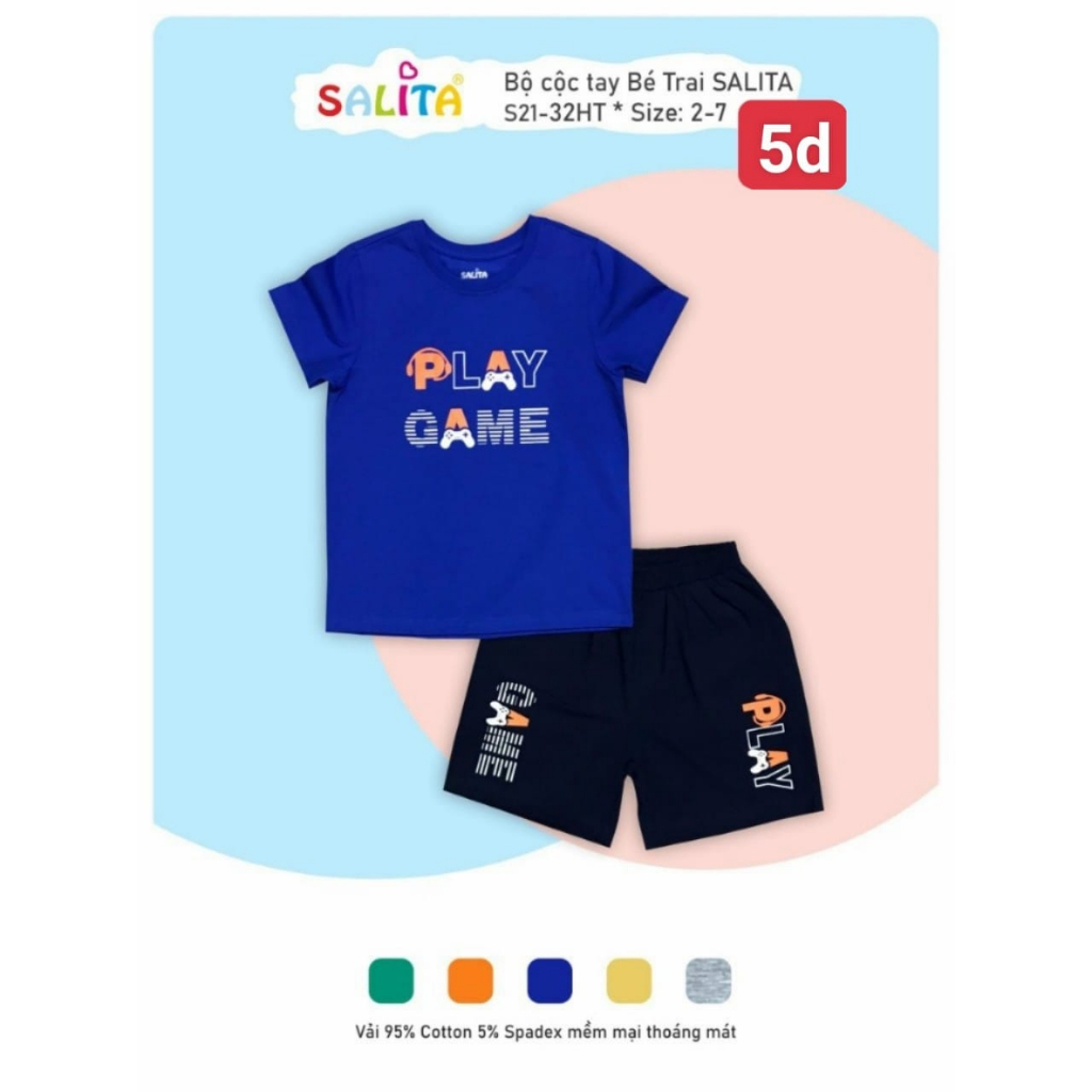 SALITA - sale bộ quần áo bé trai chính hãng