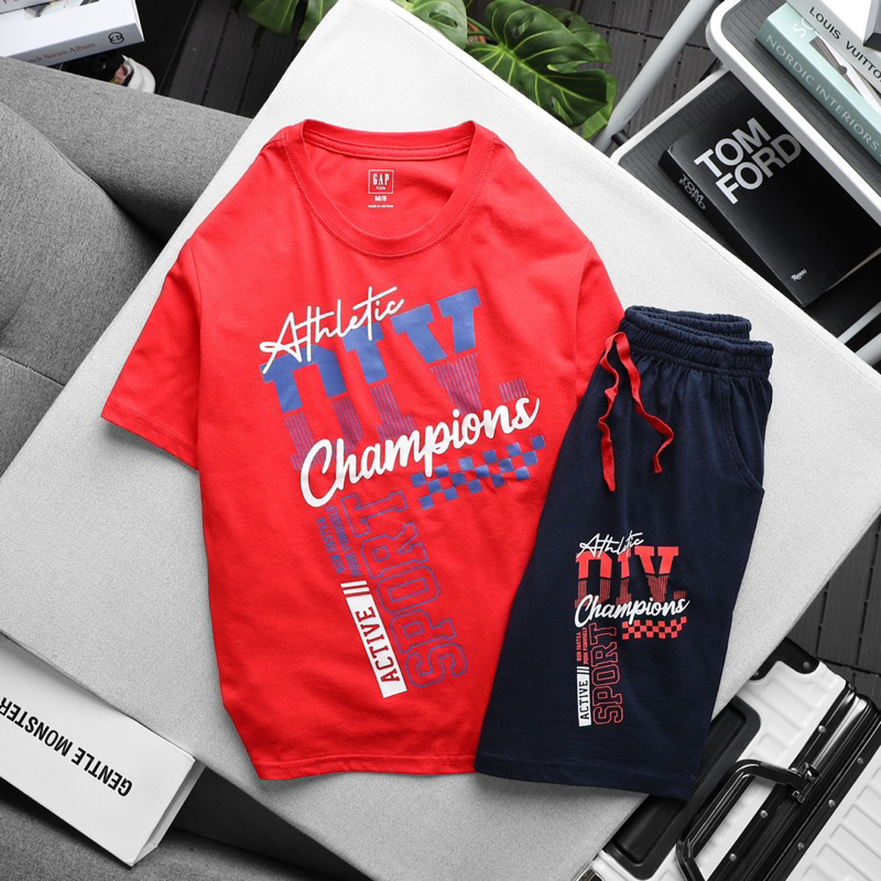 Bộ cotton thun bé trai size đại 23-58kg