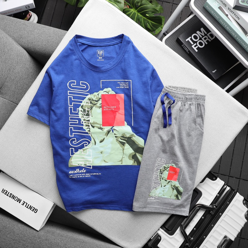 Bộ cotton thun bé trai size đại 23-58kg