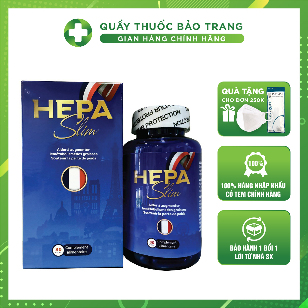 GIẢM CÂN HEPA SLIM - NHẬP KHẨU PHÁP