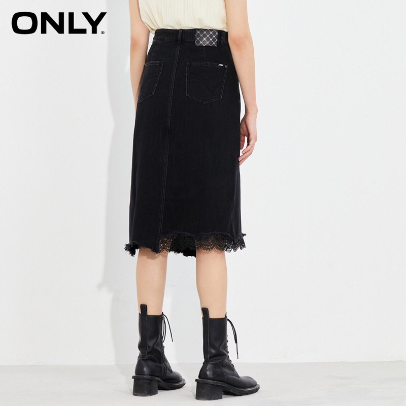 Chân váy jeans đen Only