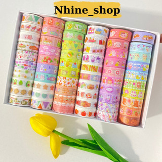 Hộp 60 cuộn washi dùng để trang trí