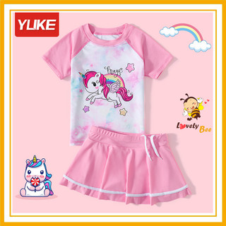Bộ đồ bơi yuke bé gái size đại pony siêu xinh - đồ bơi chân váy rời cho bé gái, chất vải cao cấp yuke cho bé 12-40kg