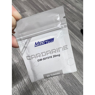 Cardarine - gw 501516 20mg - meditech túi 50 viên