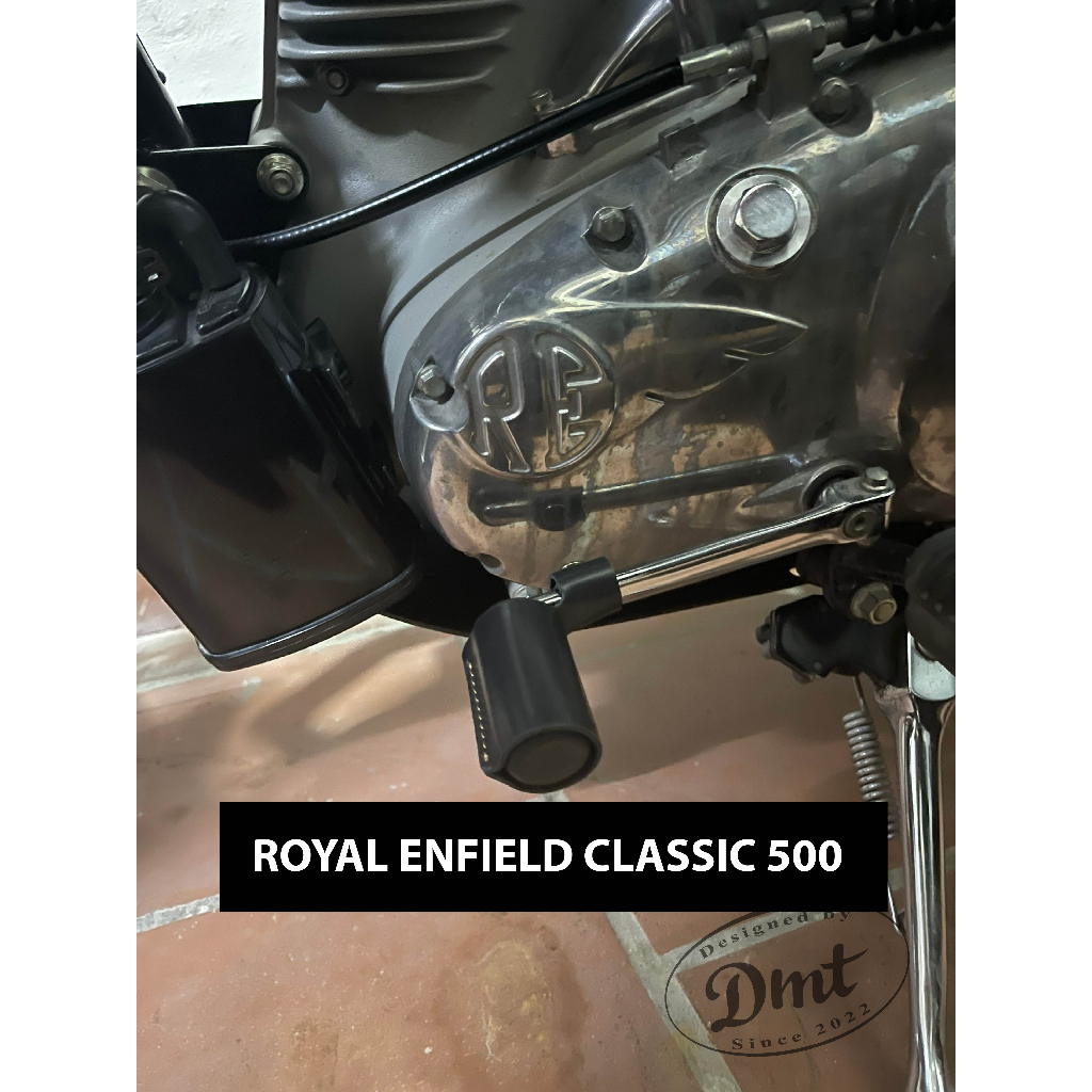 Bọc cần số xe moto da bò thật