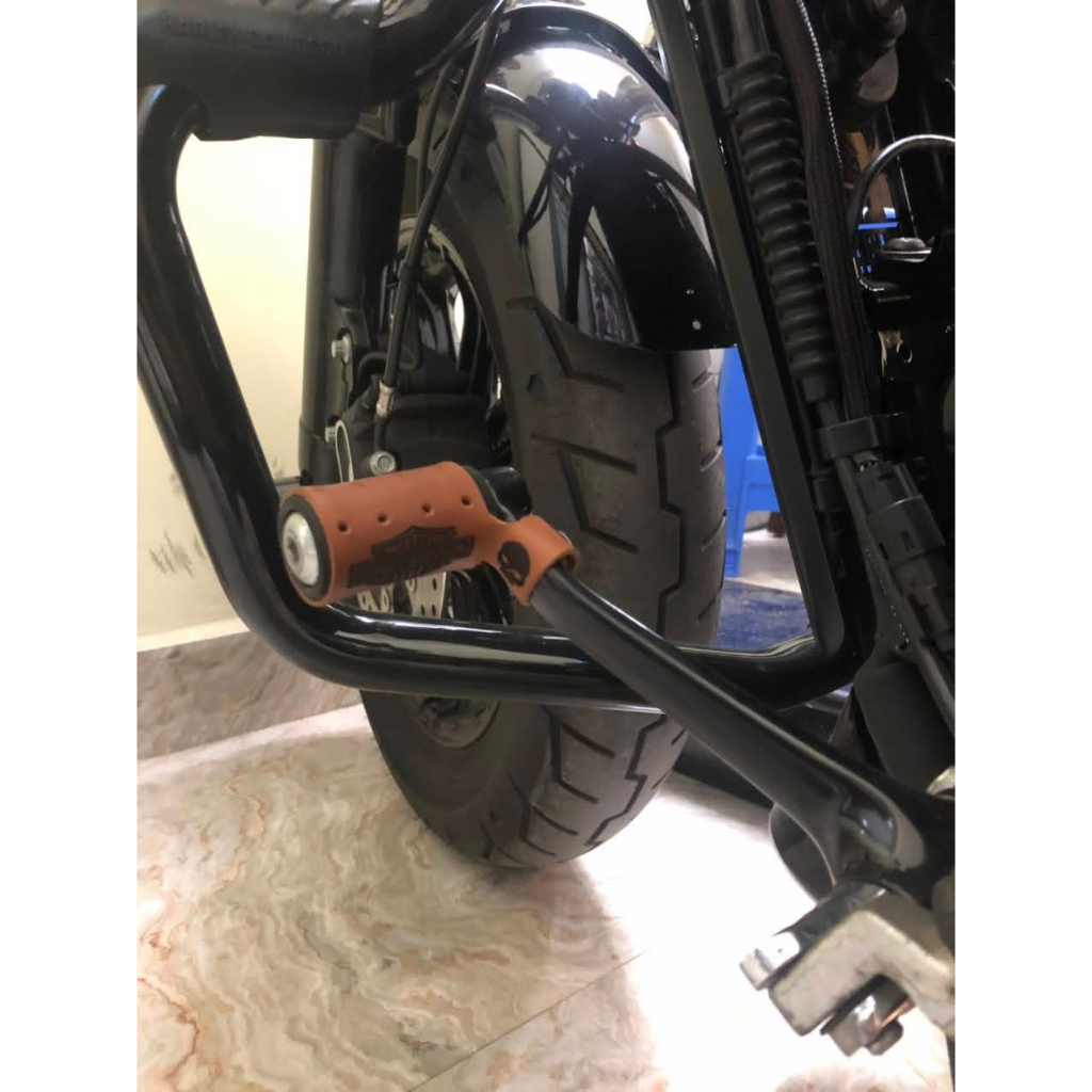 Bọc cần số xe moto da bò thật