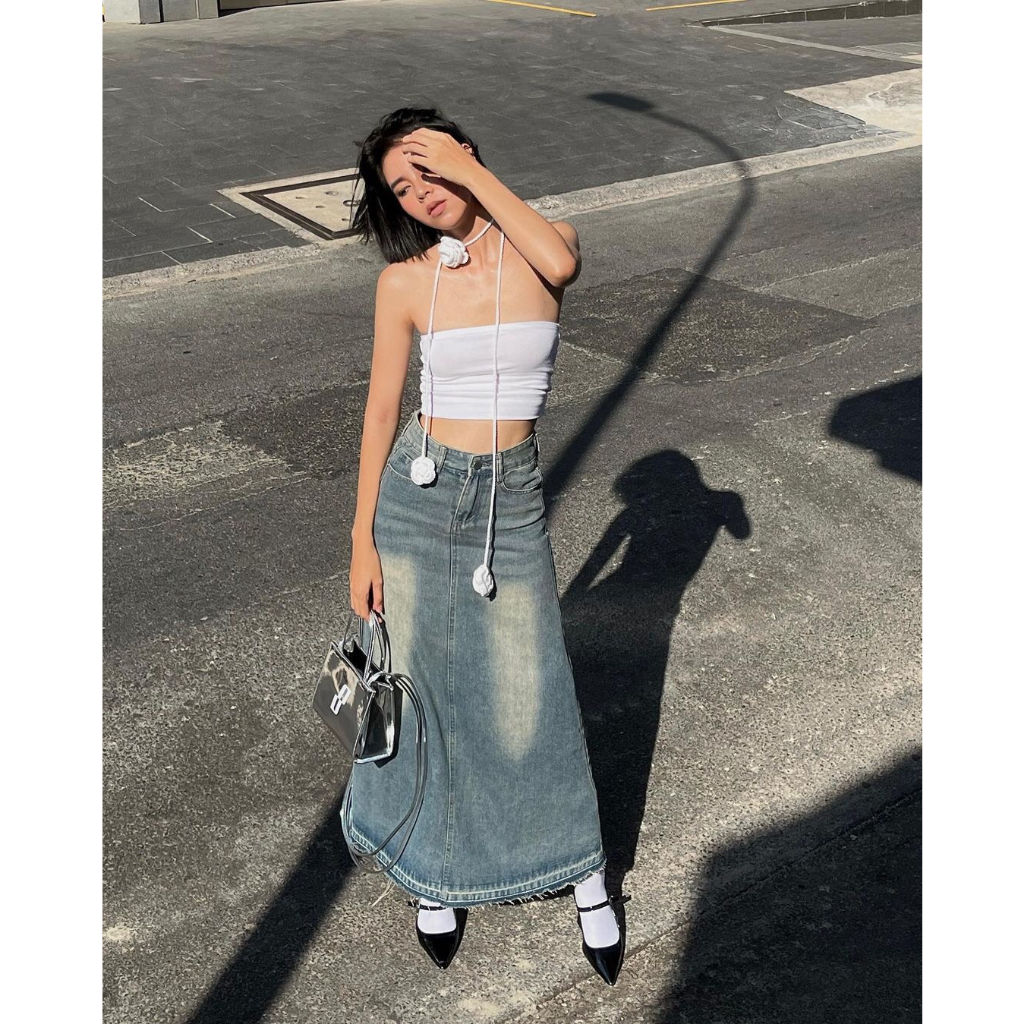 Túi đeo chéo Mini Spoiled quai cầm Da cao cấp chính hãng full box - Bạc ánh kim