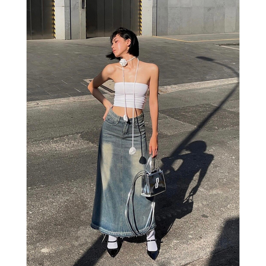 Túi đeo chéo Mini Spoiled quai cầm Da cao cấp chính hãng full box - Bạc ánh kim