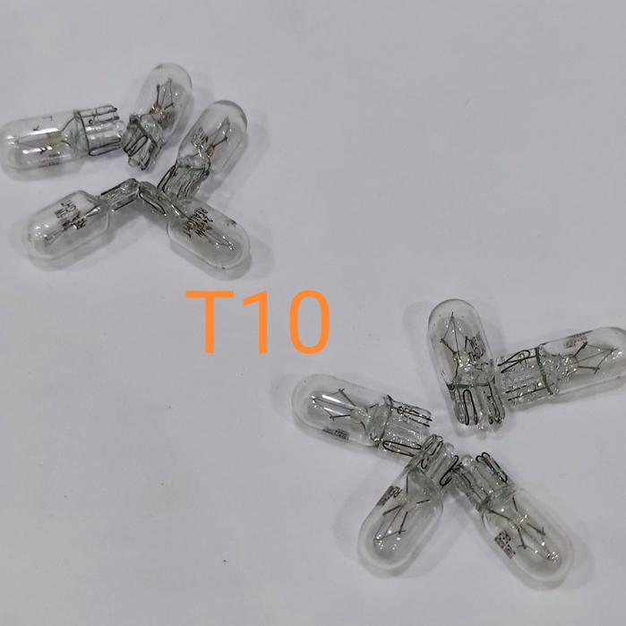 Bóng đèn halogen t5,t10 bóng ghim 12v và 24v giá tốt chính hãng dùng cho xe máy, ô tô , xe tải 1 hộp 10 bóng