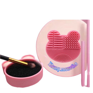Hộp vệ sinh cọ trang điểm hình gấu