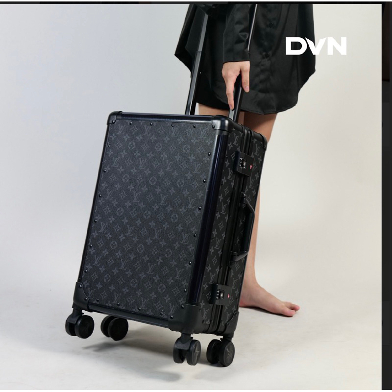 Vali LV đen khoá sập hàng Supper 1:1 cao cấp sẵn kho, giá Tổng Kho