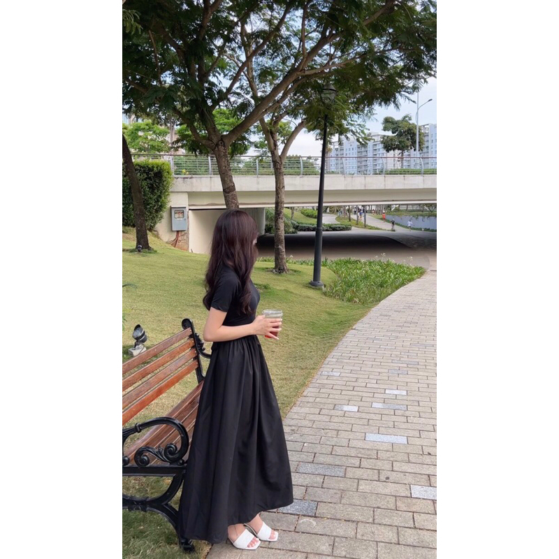 Đầm Rose cột eo xinh