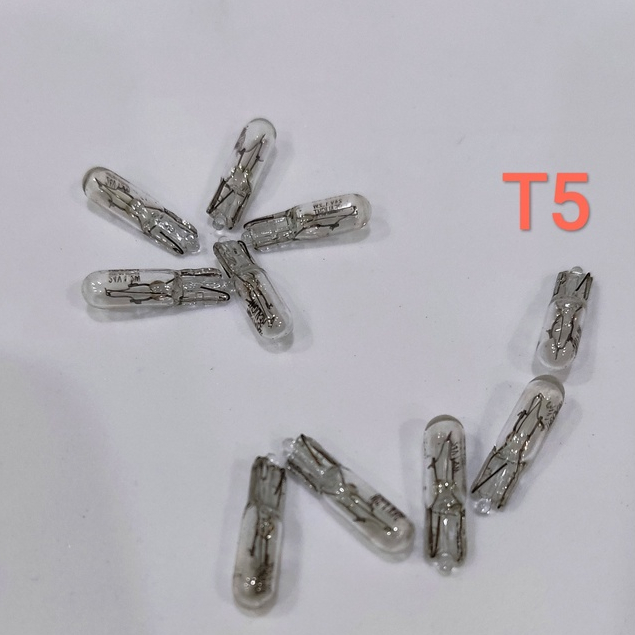 Bóng đèn ghim t5 taplo 12v và 24v chính hãng 1 bóng