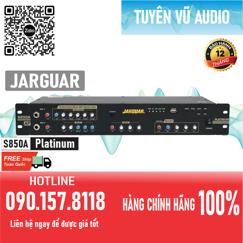 Vang cơ Jarguar S850A Platinum