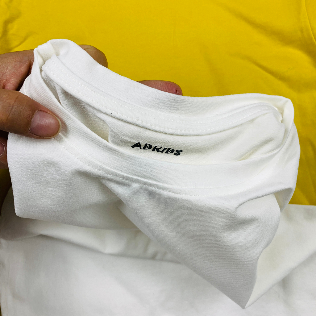 Áo Phông Trơn Ngắn Tay Cho Bé Trai Bé Gái, Áo Phông Chất Cotton 100% Cho Trẻ Em Từ 1-10 tuổi