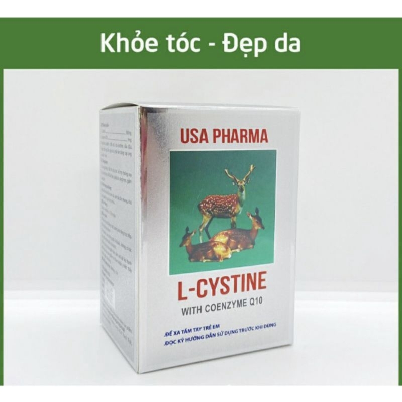 Viên uống L-CYSTINE giảm rụng tóc, đẹp da,giúp da trắng sáng, hạn chế lão hoá,dùng cho da nám,tàn nhang, không đều màu