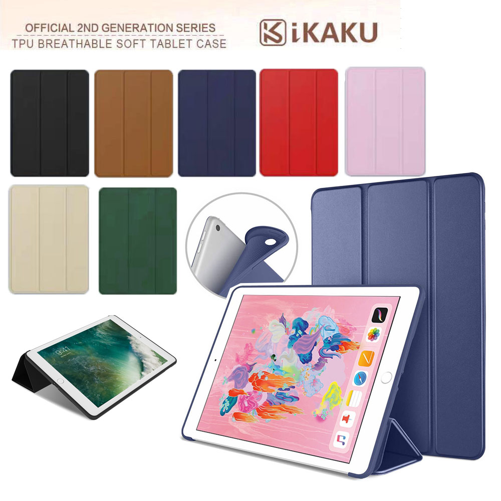 Bao Da KAKU Gen2 Cho iPad Air / Air2 / Pro 9.7 / Gen 5 / Gen 6 (9.7 inch) Smart TPU Mềm Nhiều Màu