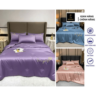 Bộ chăn ga gối trần phi lụa Stylish set 4 món