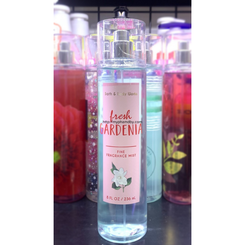 Xịt thơm toàn thân Bath and Body Works Fresh Gardenia 236ml - 8 fl oz