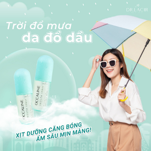 Xịt khoáng cấp ẩm Occaline Smoothing Spray Dr lacir, 130 ml, dưỡng ẩm, làm sach và cân bằng độ ẩm trên da, luhacosmetics | BigBuy360 - bigbuy360.vn