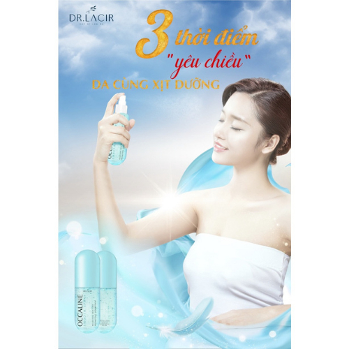 Xịt khoáng cấp ẩm Occaline Smoothing Spray Dr lacir, 130 ml, dưỡng ẩm, làm sach và cân bằng độ ẩm trên da, luhacosmetics | BigBuy360 - bigbuy360.vn