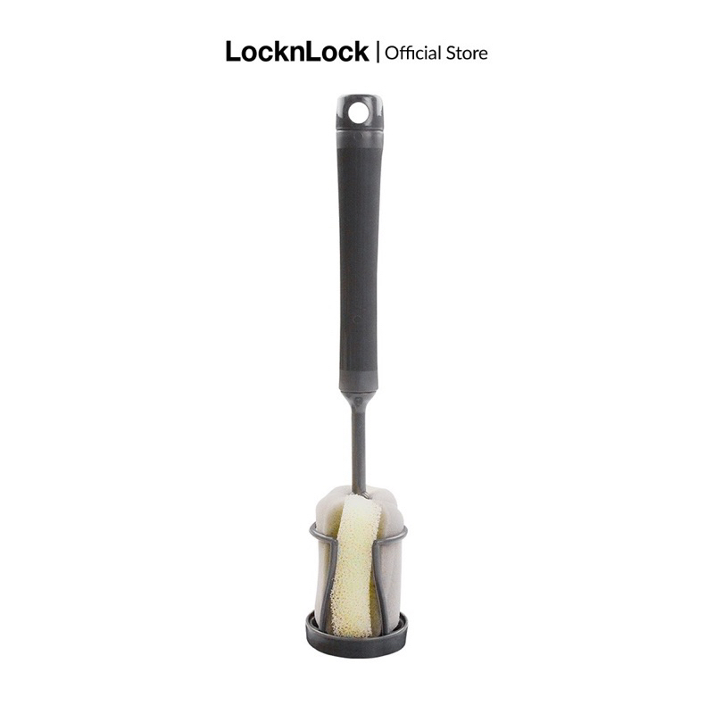 Dụng cụ rửa chai và ly - Cup cleaning brush Lock&Lock - Màu xám đen ETM143DGRY