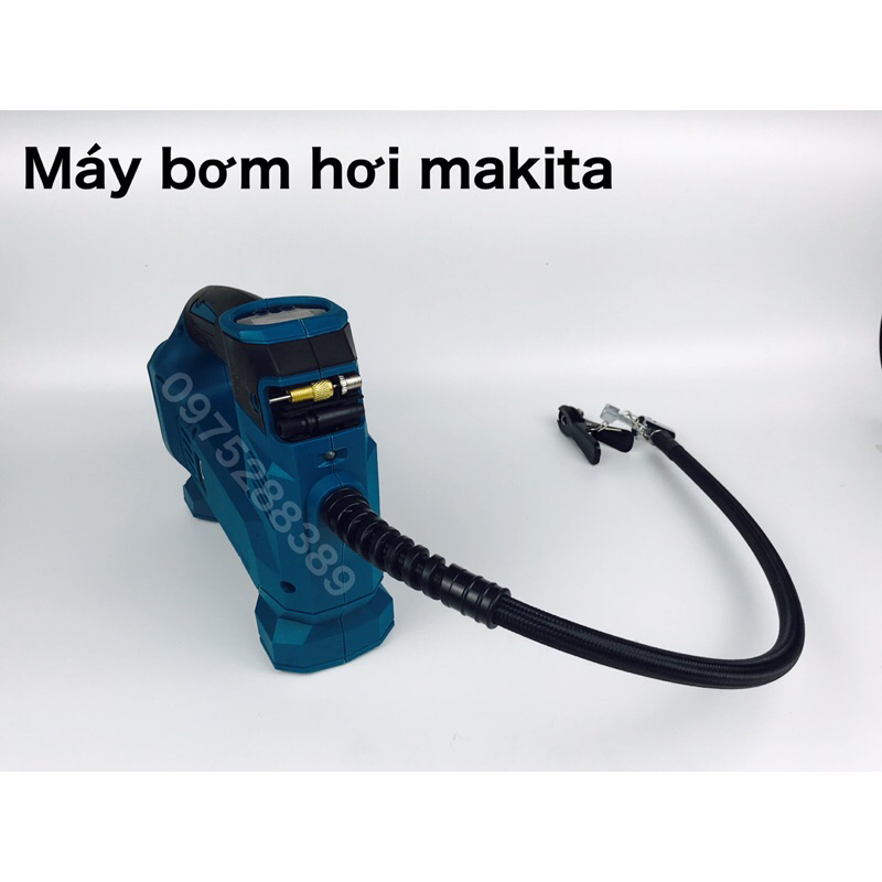 Máy bơm hơi dùng chung chân pin makita cao cấp