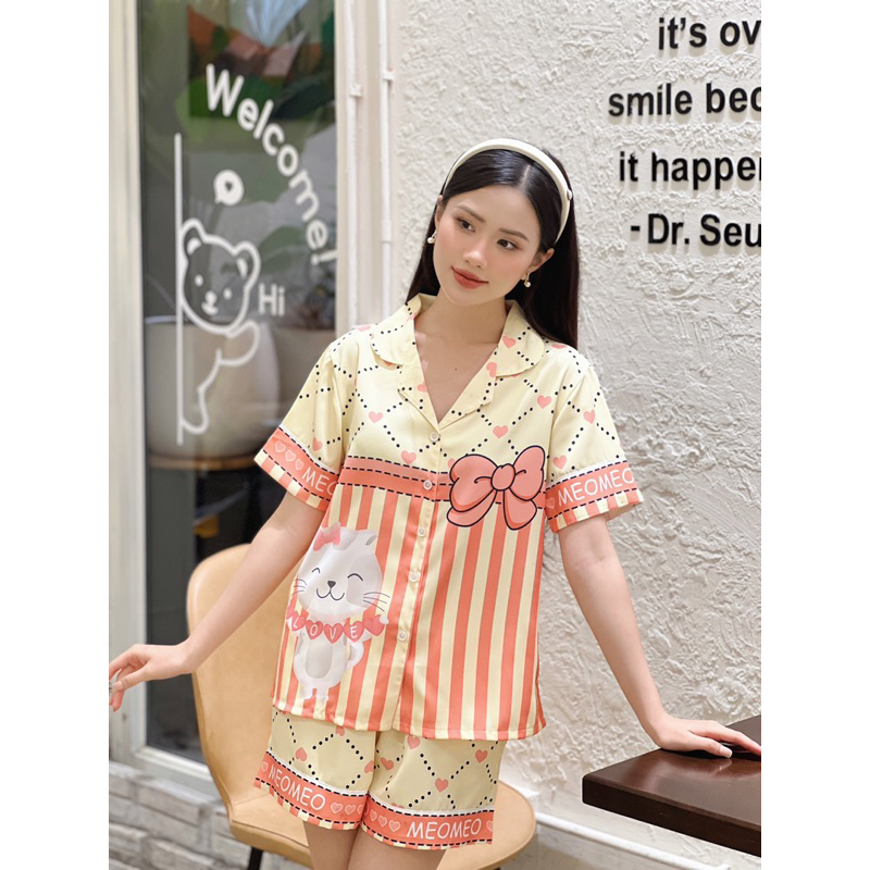 Bộ Ngủ Áo Tiểu thư⚡️ẢNH SHOP CHỤP⚡️  Đẹp có túi quần mặc nhà thoải mái 2023 | BigBuy360 - bigbuy360.vn