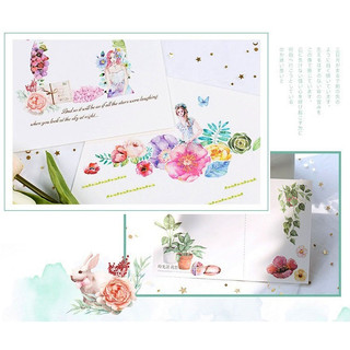 Sticker hoa cỏ giấy washi SSG008