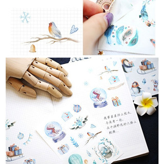 Set 4 tờ sticker giấy SSG004