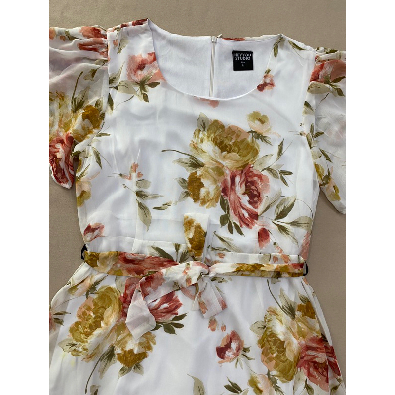 Đầm vải voan tay cánh tiên xuất khẩu  - Thanh lý vnxk