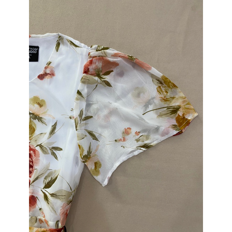 Đầm vải voan tay cánh tiên xuất khẩu  - Thanh lý vnxk