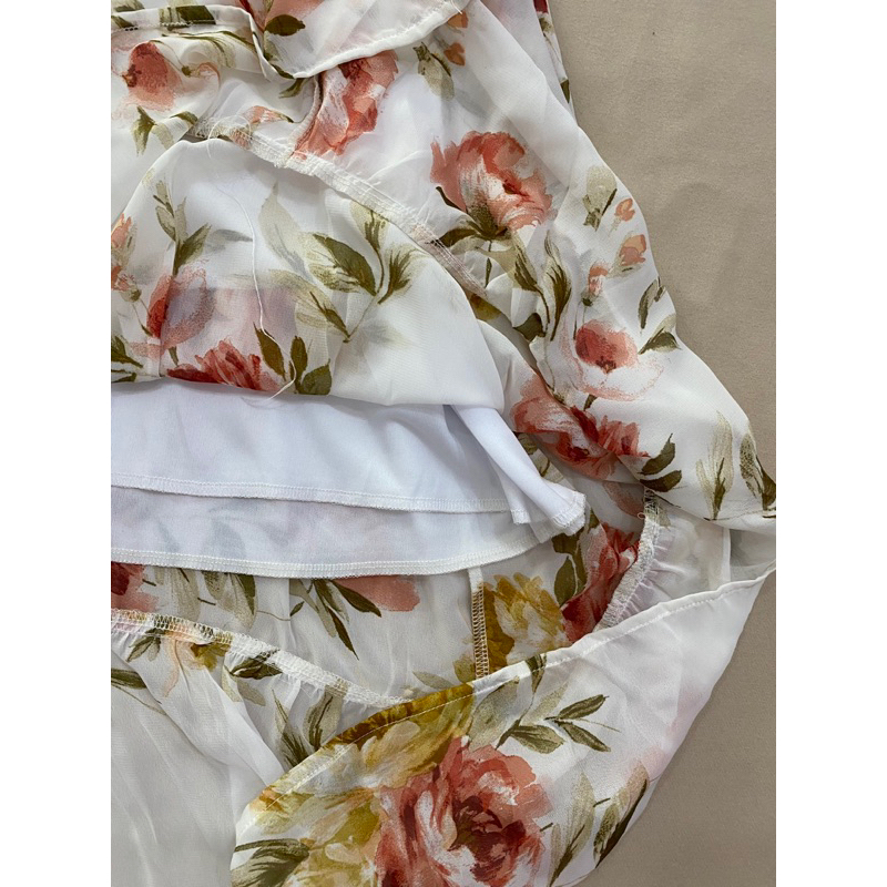 Đầm vải voan tay cánh tiên xuất khẩu  - Thanh lý vnxk