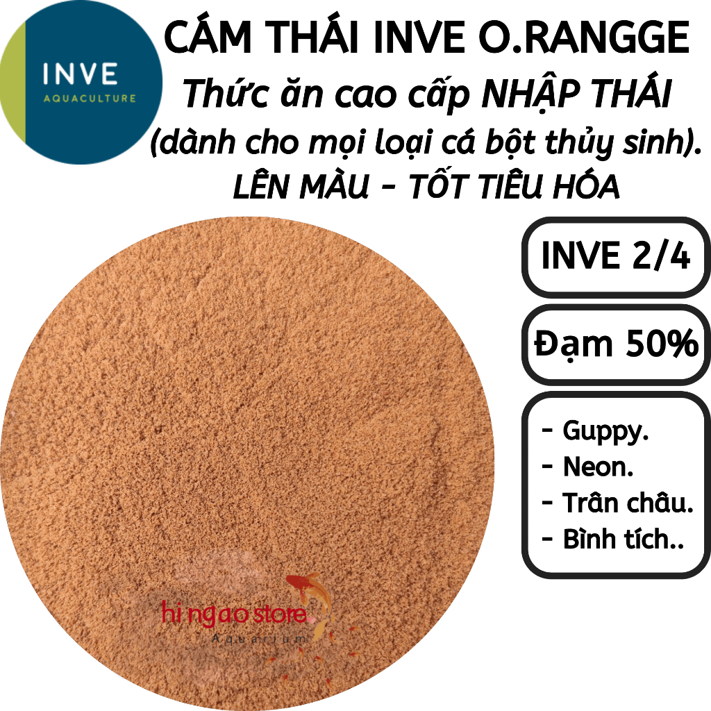 Cám Thái Inve 2/3 - 2.3 - Thức ăn cá bột cao cấp | Hingaostore.