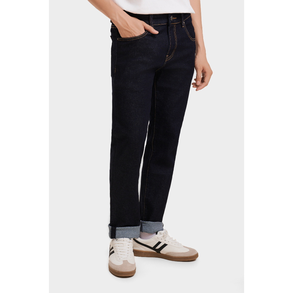 Quần Jean Nam SATOSHI SAQJ65 form slimfit ống ôm vừa, chất jean co dãn mặc thoải mái