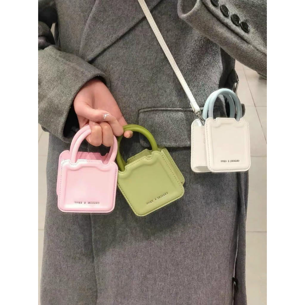 Túi nữ cê ka mini kèm dây đeo chéo fullbox hộp bánh quy siêu cưng làm quà tặng