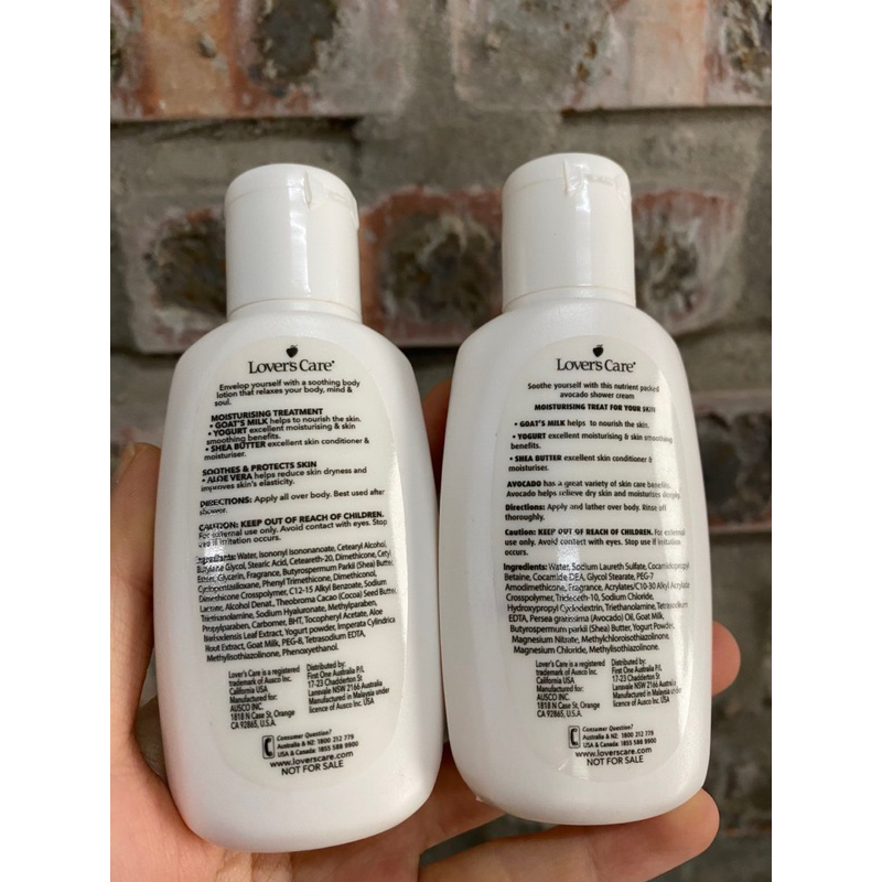 Sữa tắm 60ml Lovers Care