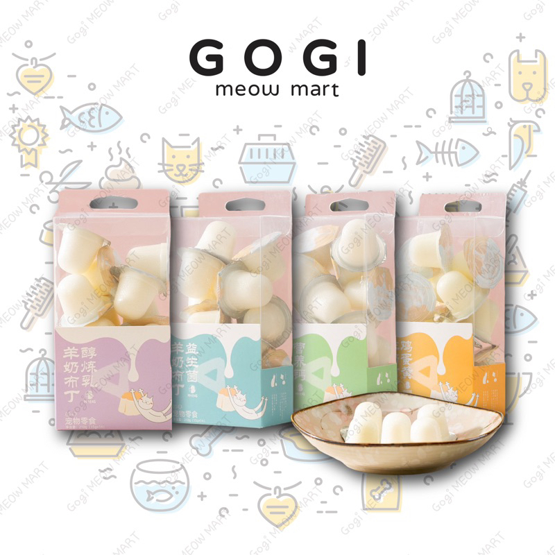 (THẠCH) 𝗣𝗨𝗗𝗗𝗜𝗡𝗚 𝗦𝗨̛̃𝗔 𝗗𝗘̂ 𝟭𝟱𝗚 CHO MÈO - Thức ăn dinh dưỡng thú cưng Gogi Meow Mart